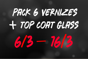 6 Vernizes + Top Coat