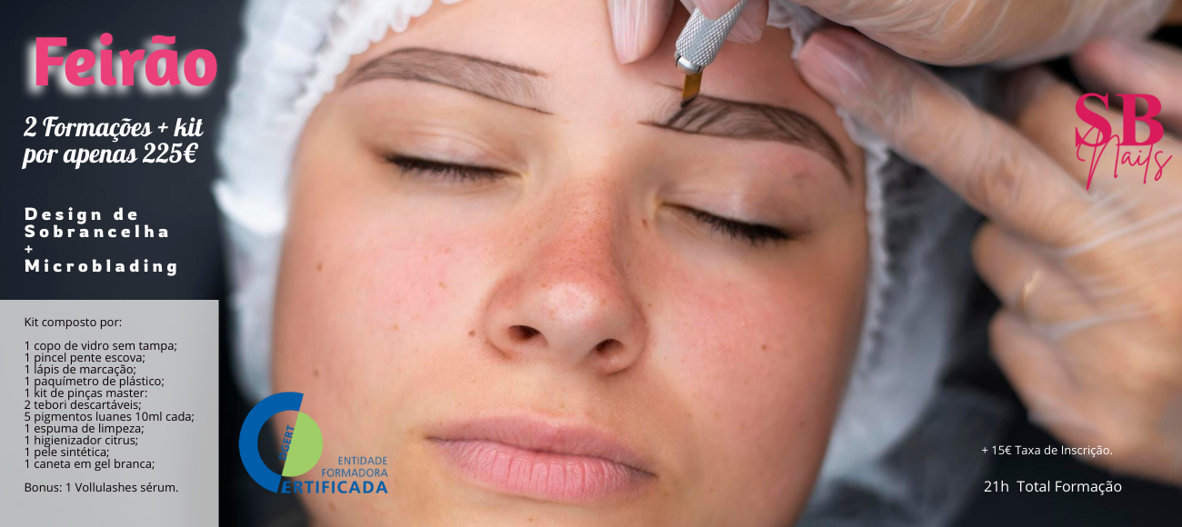 Feirão Design de Sobrancelha + Microblading