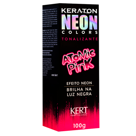 Tonalizante Keraton Neon Colors Atomic Pink 100g