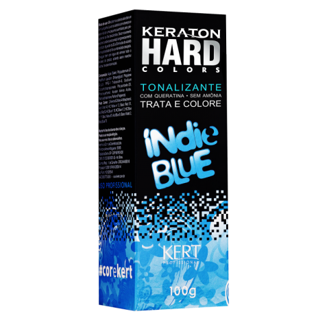 Tonalizante Keraton Hard Colors Indie Blue 100g