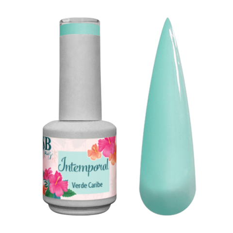 Verniz de Gel Intemporal Verde Caribe 10ml