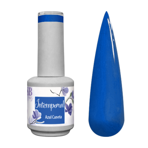 Verniz de Gel Azul Caneta 10ml