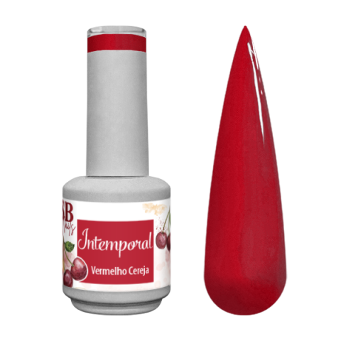 Verniz de Gel Intemporal Vermelho Cereja 10ml