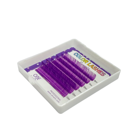 Pestanas C 0.07 Mix Color Purple One Lashes