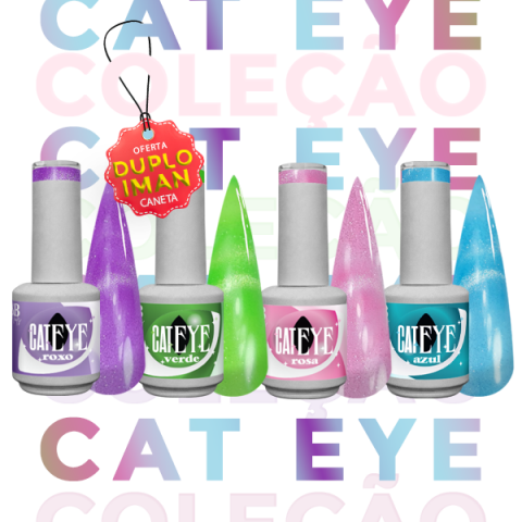 Pack Coleo Verniz Gel - Cat Eye