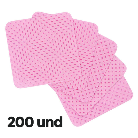 Pads Algodo Rosa 200und One Lashes