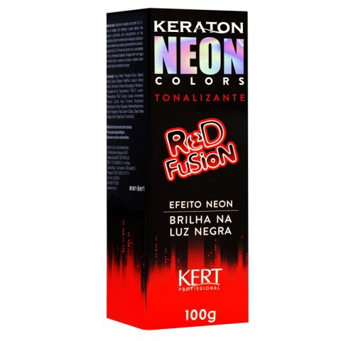 Tonalizante Keraton Neon Colors Red Fusion 100g