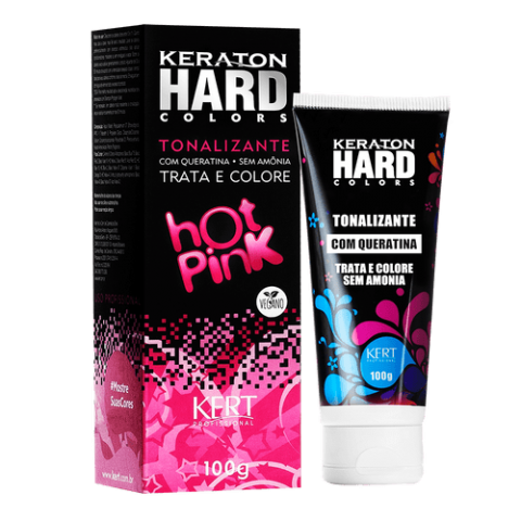 Tonalizante Keraton Hard Colors Hot Pink 100g