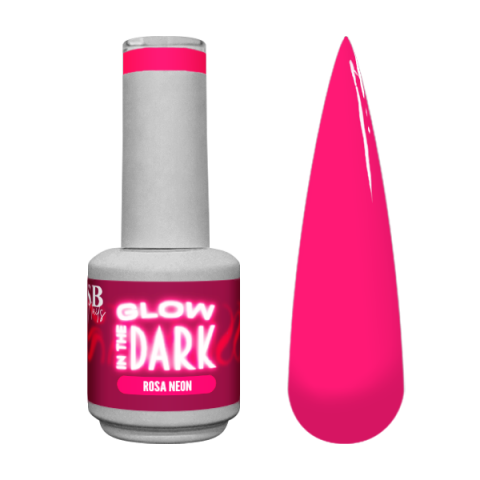 Verniz de Gel Glow in the Dark Rosa Neon 10ml