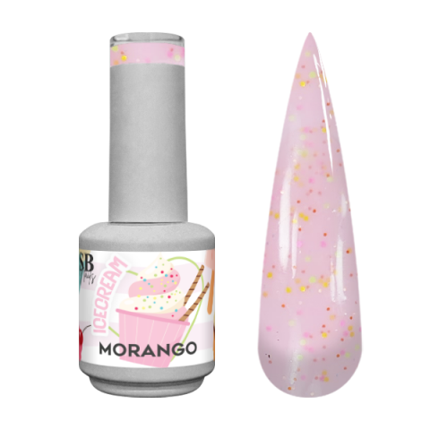 Verniz de Gel Ice Cream Morango 10ml