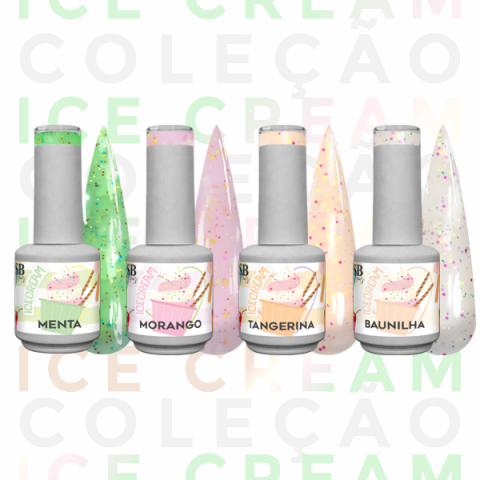 Pack Coleo Verniz Gel - Ice Cream