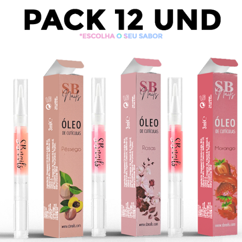 Conjunto 12 Und Caneta de leo para Cutculas SBNails